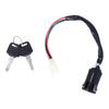4 Wire Ignition Switch with 2 Keys Fit for 50cc 110cc 125cc 250cc PIT Quad Dirt Bike ATV Electric Scooter