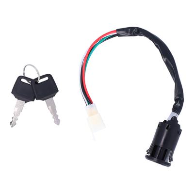 4-контактный переключатель зажигания с 2 ключами, подходит для 50cc 110cc 125cc 250cc ПИТ Квадроцикл Кроссовый мотоцикл ATV Электрический скутер