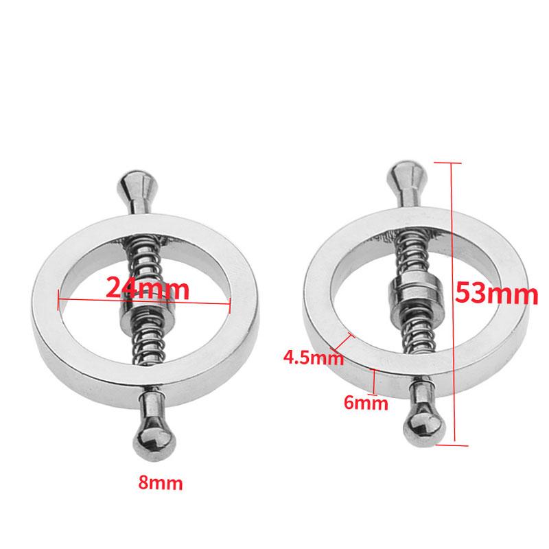 Adult BDSM Toys Adjustable Nipple Clamps Couple Sex Bondage Games Women Nipple Teasing And Flirting Correction Breast Clip Toys