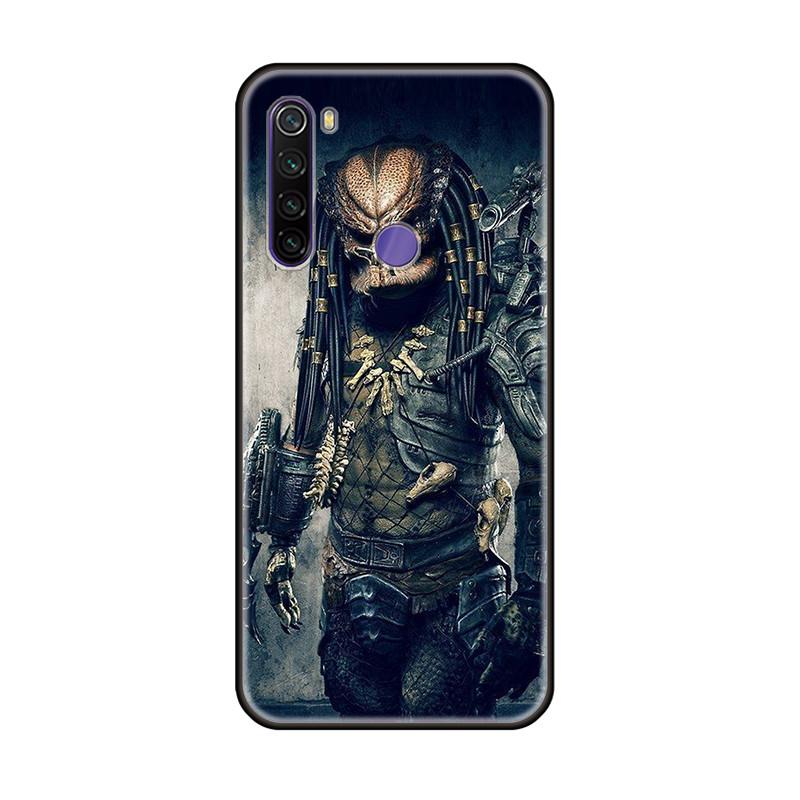 Чехлы для телефонов Depredador Alien для Xiaomi Redmi Note 6 7 8 9S 9Promax 6A 7A 8A 9A Pro 8T, мягкий черный ТПУ