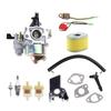 Carburetor Kit Replacement for GX160 GX200 GX120 Engine Water Pump Pressure Washer Carburetor with Mounting Gaskets