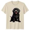 Black Doodle Dog Dogs Animals Unisexs TShirt Unisexs Tee Graphic Unisex Top