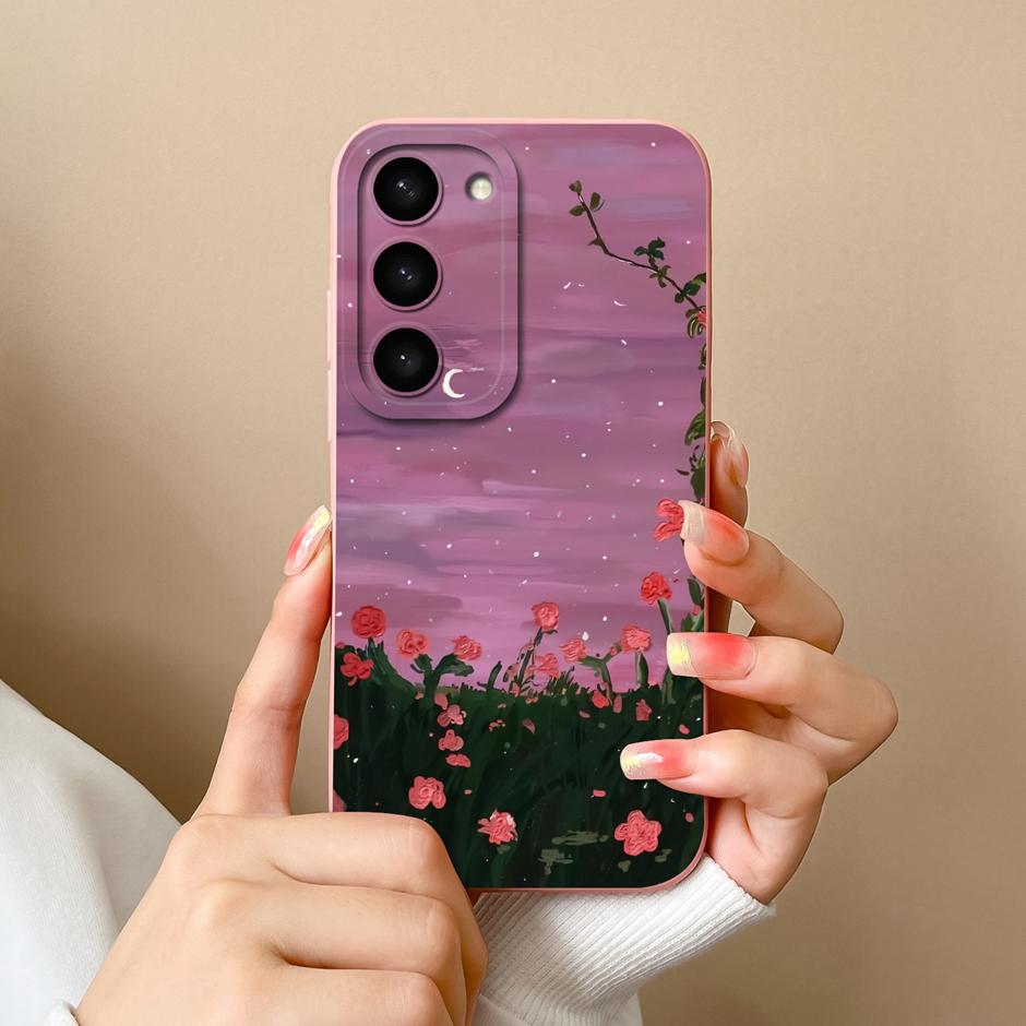 Case For Samsung Galaxy S23 FE Plus Ultra Cute Goose Cat Fall Prevention Portable Bumper For Samsung S23FE S23+ S23Ultra Funda