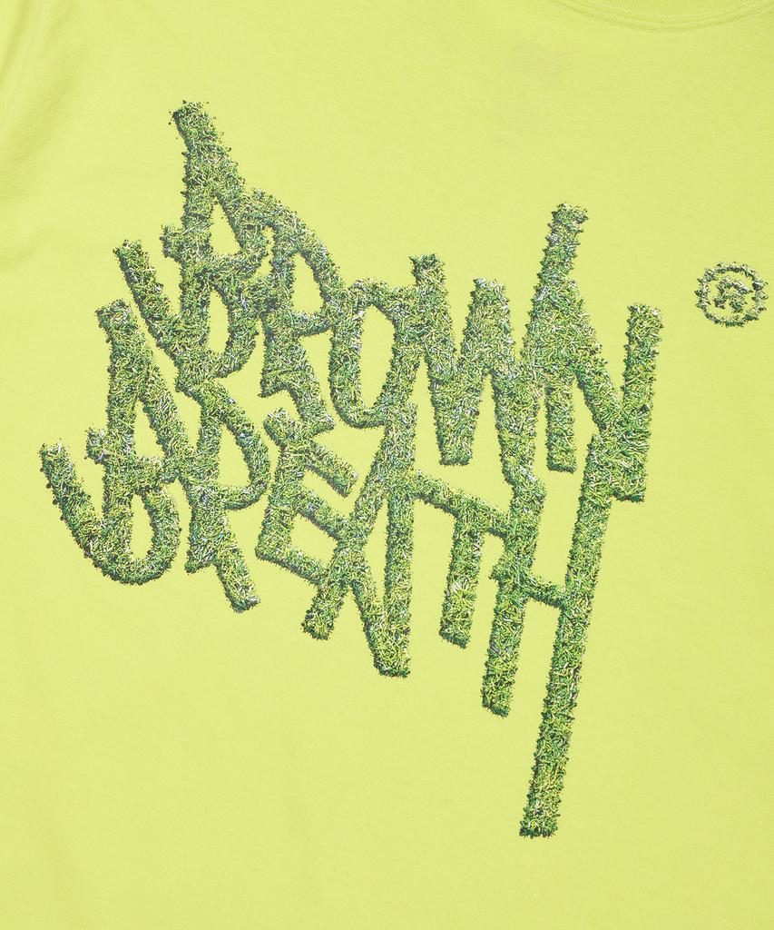 BROWNBREATH Футболка с биркой-травой - Лайм