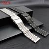 Stainless Steel Bracelet Mens Watches Strap Solid Metal Watch Band 20mm 22mm 316l Stainless Steel Bracelet Safety Buckle