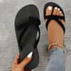 Fashion Slippers Women Summer Outdoor Shoes Flat Open Toe Slippers Summer Casual Fashion Home Basic Sandals Bathroom Slippers