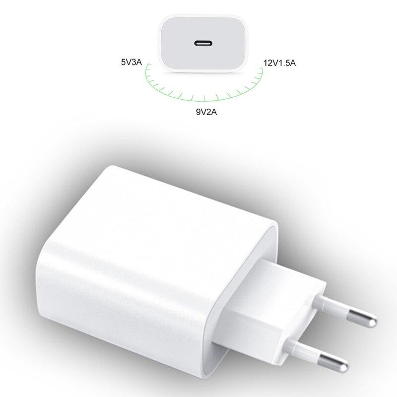 20 Вт Pd Usb C зарядное устройство для Apple iPhone 12 Pro Max 12 Mini 11 быстрое зарядное устройство Type C для iPhone13 Pro Max 8 8plus X XS MAX XR адаптер для быстрой зарядки