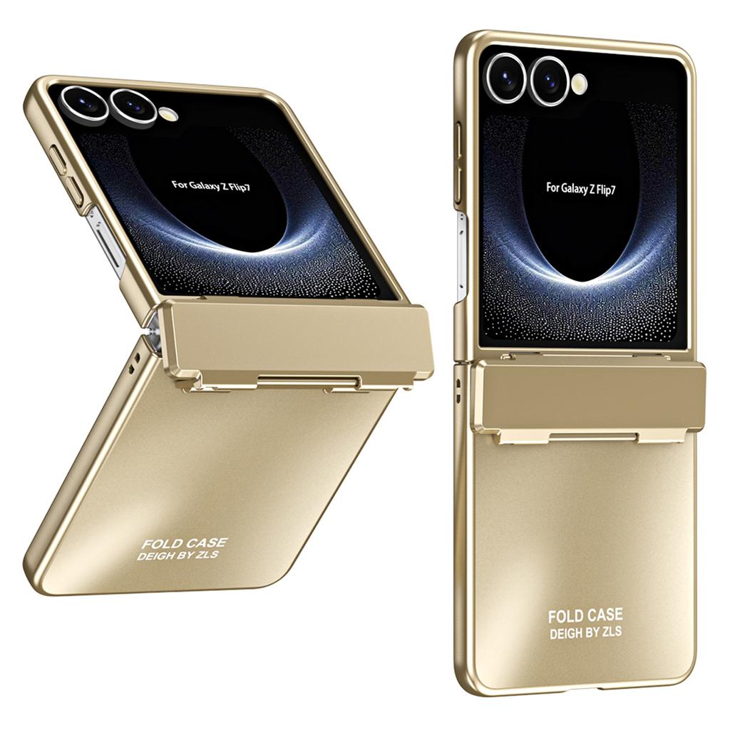 Чехол для Samsung Galaxy Z Flip7 5G Гальваническое покрытие Жесткий ПК Защитная крышка для телефона