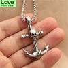 Retro Punk Gothic Pendant Men 'S Personality Skull Anchor Pendant Hip Hop Locomotive Party Fashion Jewelry
