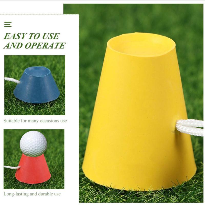 Резиновые футболки для гольфа, 16 шт., набор оборудования для держателя мяча в форме пирамиды 4 размеров со струнами