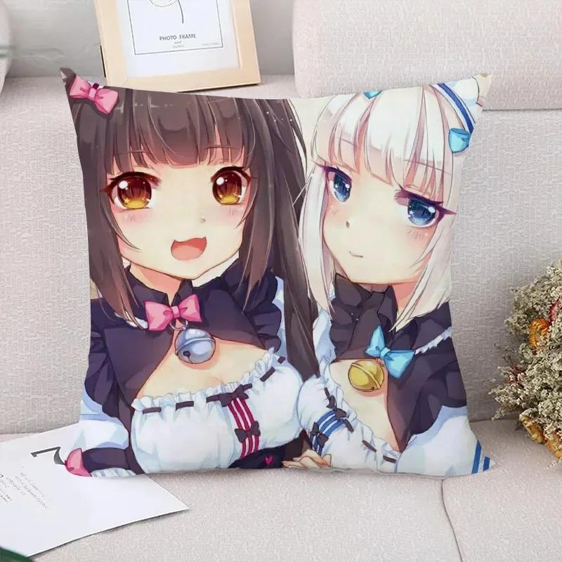Наволочка NekoPara Наволочки для подушек x Наволочки для подушек для кровати Наволочки для подушек Пилов Кейс Украшение для автомобиля Наволочка
