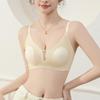 Women's Seamless Ultra-thin Wire-free Bra with Rabbit Ear Cups - Comfortable Large Chest Minimizer