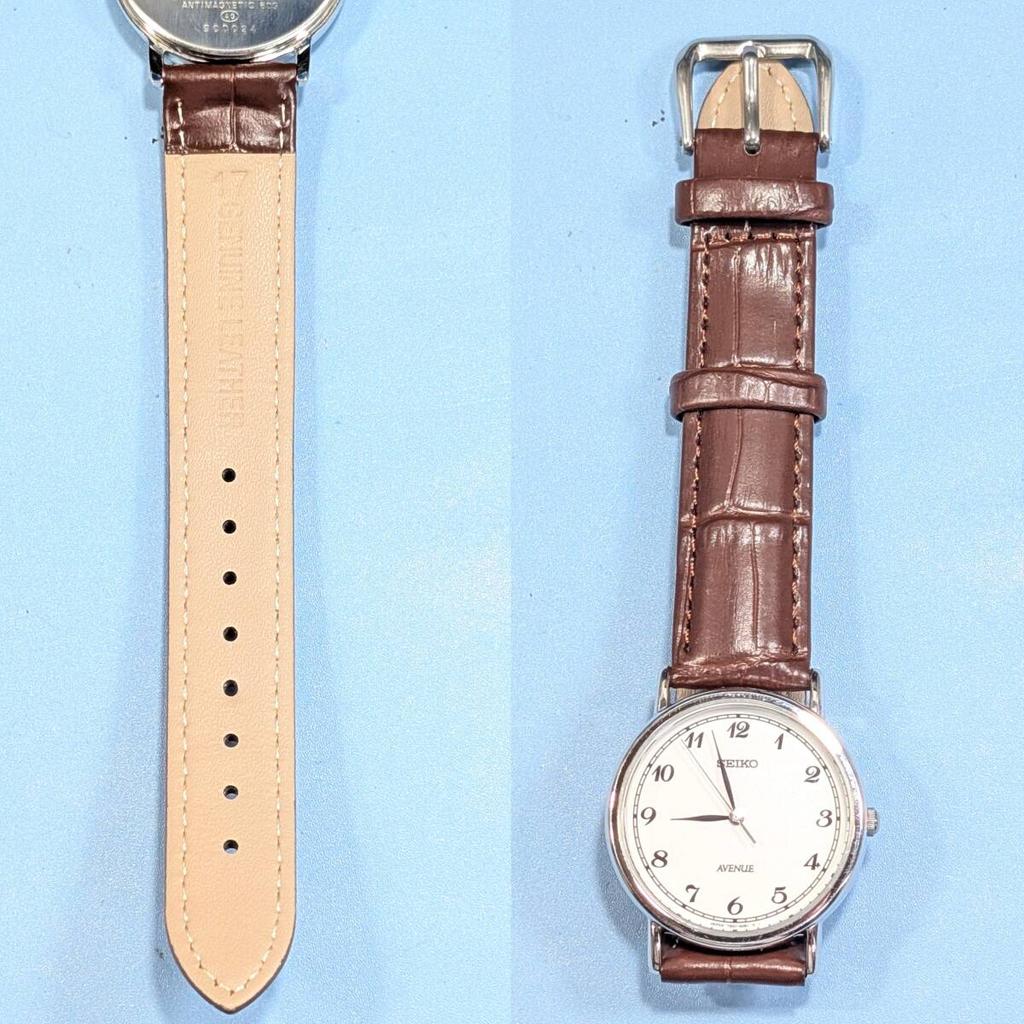 SEIKO AVENUE Мужские часы с батарейкой и ремешком, Заменены, Состояние, U-24