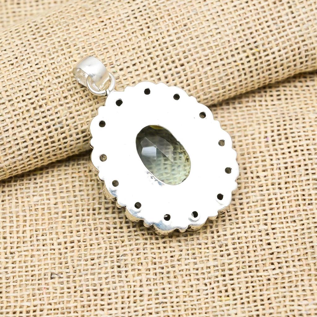 Ювелирные изделия из драгоценного камня Aqua Apatite из стерлингового серебра 925 пробы, кулон в подарок для женщин