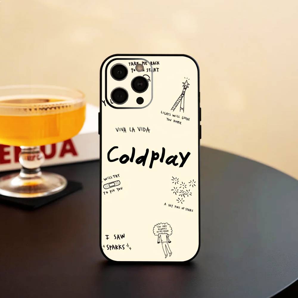 Alternative rock Coldplay Phone Case Silicone Soft For IPhone 17 16 15 14 13 12 11 X XR Plus Pro Max Plus