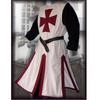 Templar Mens Patchwork Medieval Knights Cosplay Costume