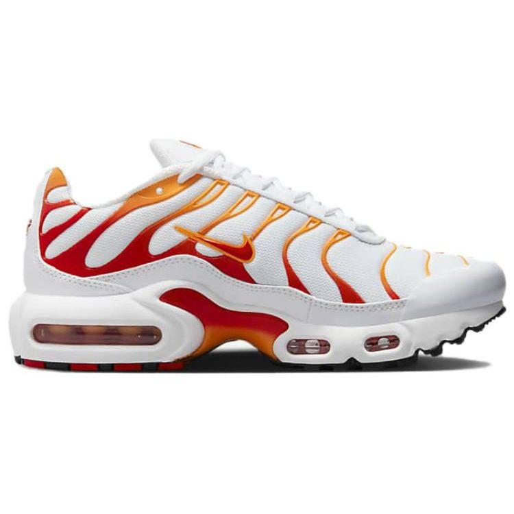 Nike Кроссовки Air Max Plus GS Белая лава Детские Университетский красный Лазерный оранжевый FN3857-100