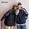 Бейсбольные куртки Danmo Vintage Patchwork с вышитой монограммой для мужчин и женщин