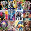 5D DIY Full Drill Square Diamond Painting Elephant Handmade Gift Diamond Embroidery Animal Needlework Home Decoration
