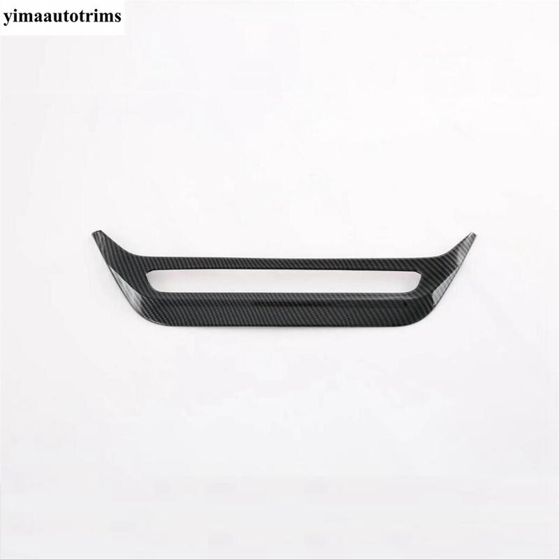 Gear Panel / Dashboard Frame / Window Lift /Navigation Strip Cover Trim For BMW X3 iX3 X4 G01   Carbon Fiber Accessories