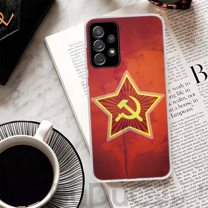 Russian Stalin Ussr Communism Phone Case For Samsung Galaxy A15 A14 A54 A13 A53 A12 A52S A55 A22 A23 A24 A32 A33 A34 A25 A35 A03