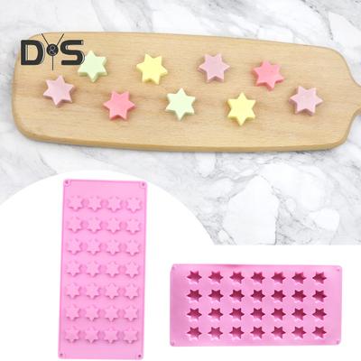Многофункциональная форма для печенья, мягкая прочная форма для выпечки в форме звезды
