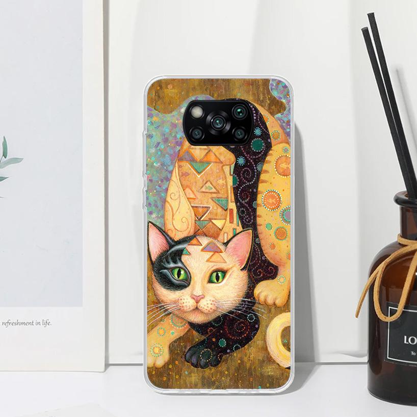 Kiss by Gustav Klimt Desig Phone Case For Xiaomi Poco X7 X6 X5 M7 M8 Pro F7 Ultra Redmi 15C 15 13C 13 12C 12 10 10C 10A Art Fund
