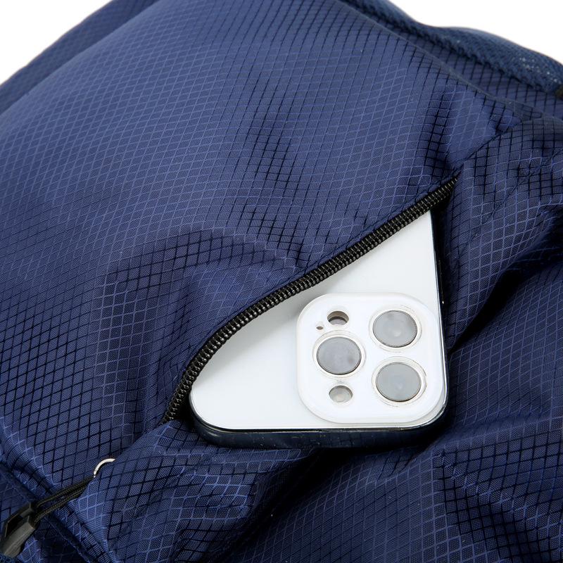 Мужской спортивный рюкзак-мешок для баскетбола - Большая вместимость, водоотталкивающий, с принтом логотипа