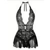 Продажа Сексуального Кружевного Боди Тедди Бэбидолл Платья с Глубоким V Вырезом и Открытой Грудью Эротического Комплекта Нижнего Белья для Женщин