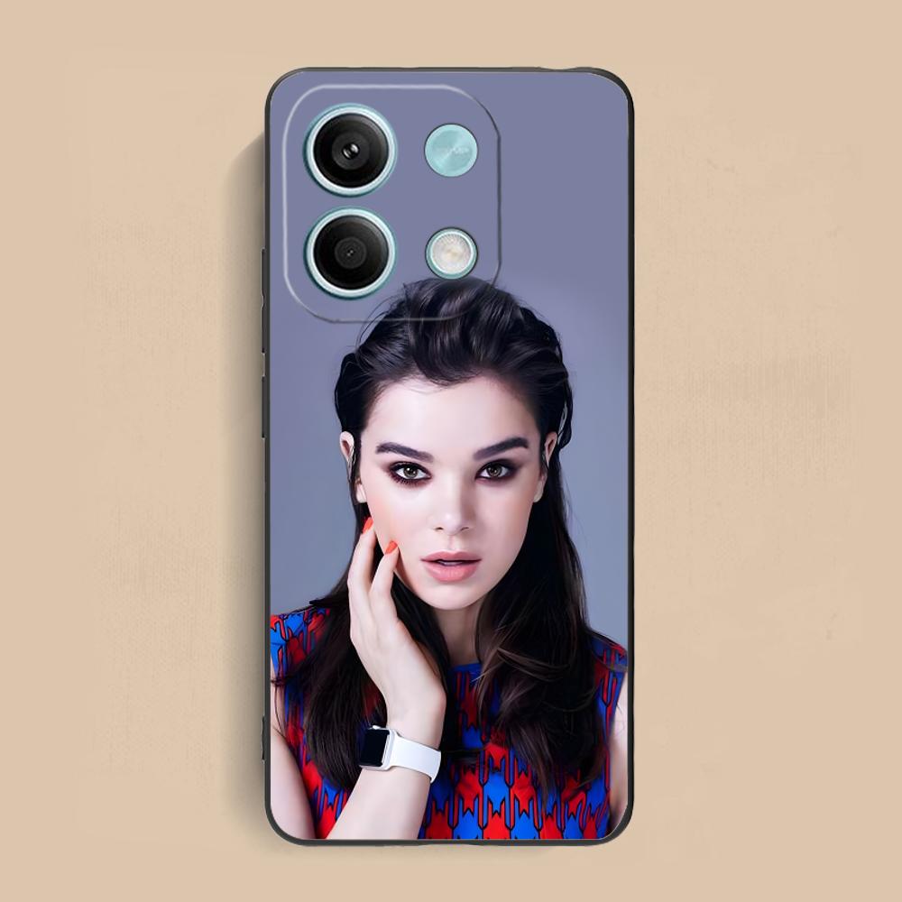 Матовый чехол из ТПУ для мобильного телефона Hailee Steinfeld для Xiaomi Redmi 15 14 13 12 A5 3 2 1 C Plus 4G 5G Цветная печать