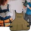 Adjustable Convenient Anti-dirty Waterproof Oil-resistant Work Apron Unisex Workshop Apron with Multi Tool Pockets for Outdoor