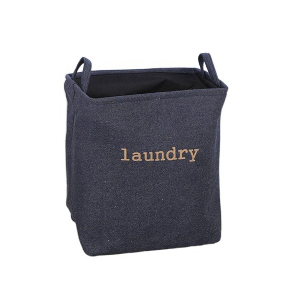Thick Dirty Clothes Storage Basket Foldable Laundry Basket Portable Toys Organizer Living Room
