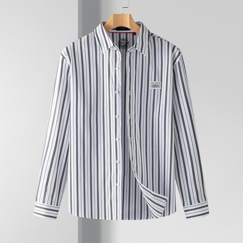 Casual Shirt Men's Long-Sleeved Spring and Autumn Clothing