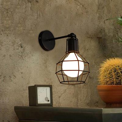 Винтажный железный светодиодный настенный светильник Industrial Creative E27 для прикроватных тумбочек, балконов, кафе, баров, лестниц, освещения комнаты, домашнего декора, светильников