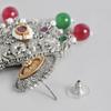 Серьги из оксидированного серебра, ювелирные изделия из серебряного жемчуга, серьги ручной работы, женские модные серьги