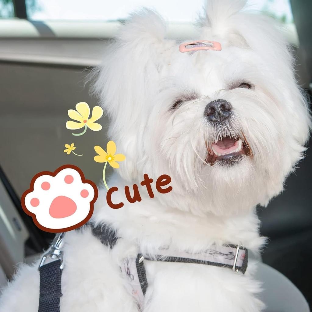 AYNEFY Small Pet Hair Clips,50Pcs Small Pet Hair Barrettes Small Pet Grooming Colored Hairpin Metal Snap Hair Clips for Bunny Chinchilla Guinea Pig