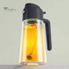 470ml 2-in-1 Oil Dispenser Food Grade BPA Free Leak Resistant Large Capacity Oil Sprayer Storage Bottle with Handle