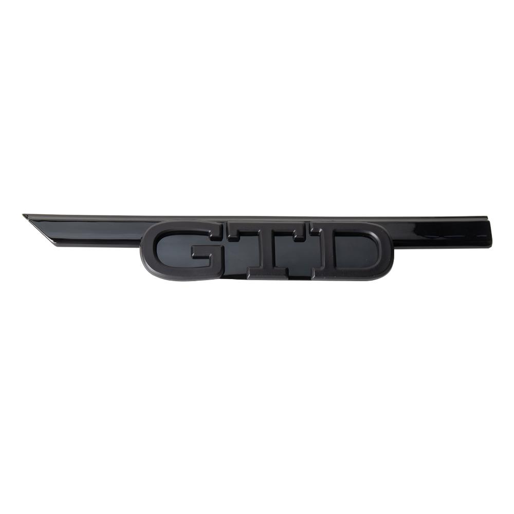 AABIL1 Car GTD GTI Logo Front Grill Emblem Trim Sticker Badge Accessorie For VW Volkswagen GTI Golf8 Polo Passat Mk6 MK7 Tiguan R RLine