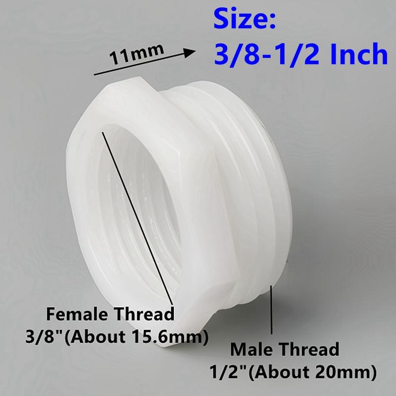 PVC Male-Female Thread Reducer Joints 1/8 1/4 3/8 1/2 3/4 1" Garden Irrigation Water Pipe Fittings Aquarium Fish Tank Adapters