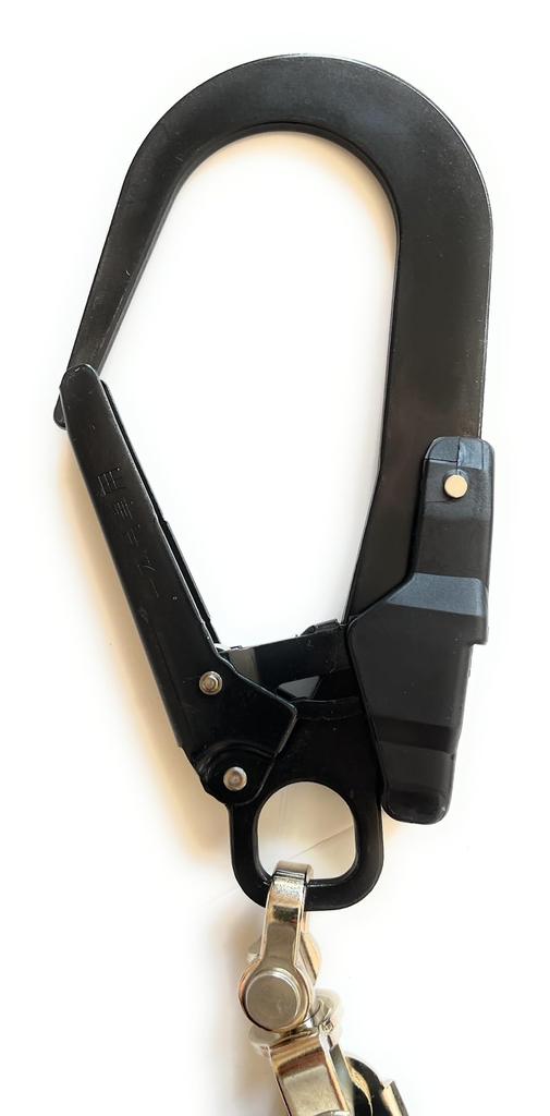 Polymer Gear New Standard Polymer Reel Double Lanyard for Full Body Safety Harnesses with Entanglement Fall Arrest Includes One Pair of Gloves