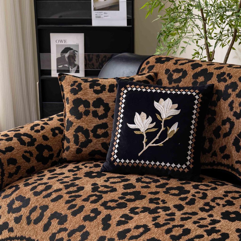 Special-Shaped Chenille Sofa Cushion, Universal In All Seasons, High-End Sofa Seat Cushion New Non-Slip Sofa Cover Towel