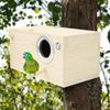 Bird Breeding Box Cage Bird Parrot Breeding Decorative Cages Pet Accessories Wood Bird House Nest Parrot Nesting Mating Box