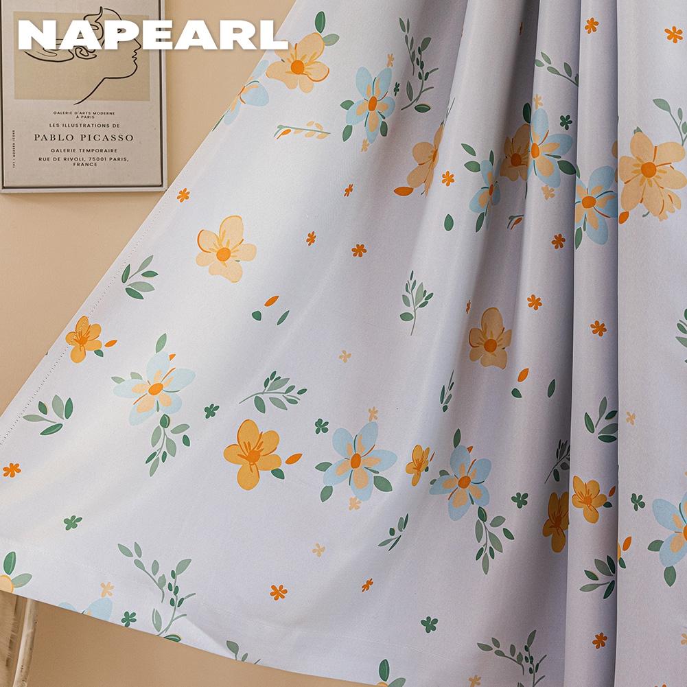 1 шт. NAPEARL 70-80% затемнение, модные и теплые детские напечатанные короткие шторы для спальни гостиной домашнего декора