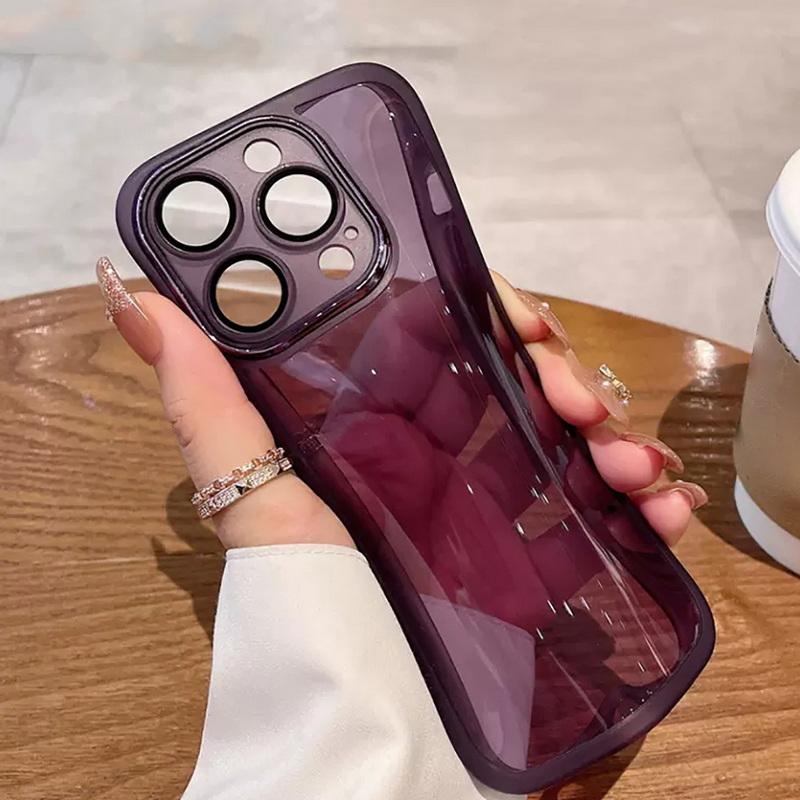 Мягкий матовый прозрачный чехол для телефона iPhone 16 15 Pro Max 14 13 12 11 Samsung S25 Ultra S24 FE S23 A16 A55 Pure Color противоударный защитный чехол TPU