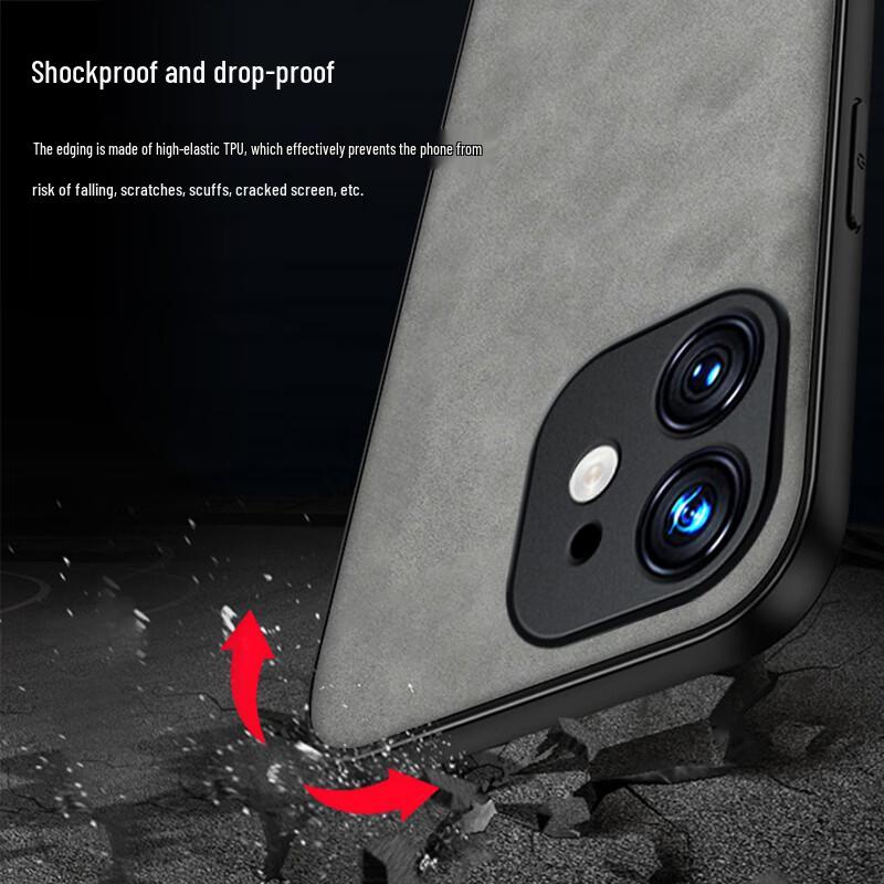 Противоударный чехол для телефона Shiyong с текстурой кожи для iPhone XS Max / 11
