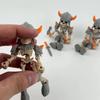 Фигурка скелета, напечатанная на 3D-принтере, многосуставный подвижный скелет, подвижная фигурка, 3D-печатная игрушка для коллекции школьницы