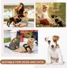 Outdoor military‑style tactical cat harness, adjustable vest designed for walking cats, khaki
