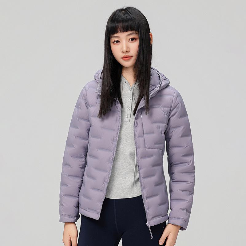 Unisex Lightweight Hooded Down Jacket - 2025 Winter, 90% Down, Warm, Casual Sportswear for Couples