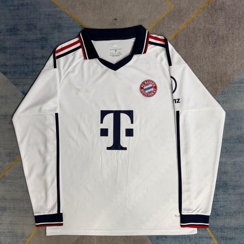 Long Sleeve Football Jerseys Fans - National Team Club Soccer Shirts Cotton Blend All Unisex Adult