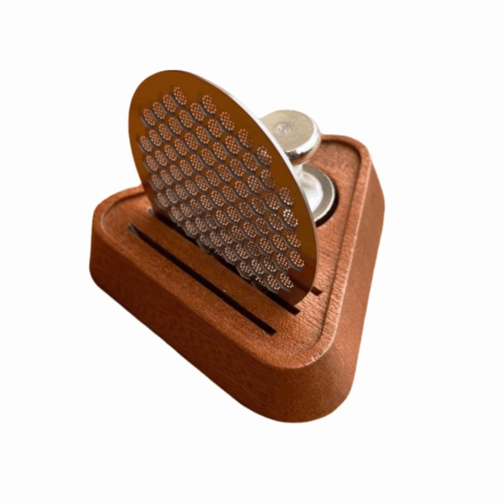 51/58MM Universal Filter Stand Reusable Wooden Material Coffee Puck Screen Stand Universal Fit Coffee Filter Storage